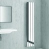 Termoarredo radiatore bagno con elementi piatti modello Kam-370 kamalubagno