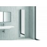 Termoarredo radiatore bagno con elementi piatti modello Kam-370 kamalubagno