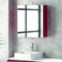 Composizione bagno 175cm sospesa, composta da mobile, due specchi e 2 pensili SP-175B kamalu - 4