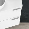 Mobile bagno sospeso 100cm design ultramoderno FORM-100 kamalu - 5
