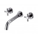 Miscelatore da incasso a muro con 2 maniglie modello Ection-2LI kamalu - 1