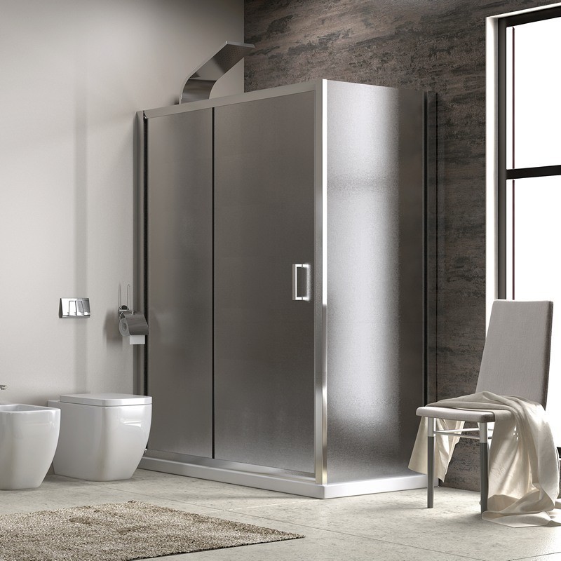 Box doccia 100x70 vetro opaco kamalubagno