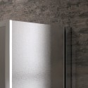 Box doccia 100x80 vetro opaco altezza 180cm kamalubagno