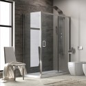 Box doccia 100x80 cm cristallo trasparente altezza 180cm K410NS kamalu - 12