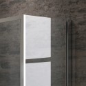 Box doccia 100x80 cm cristallo trasparente altezza 180cm K410NS kamalu - 7