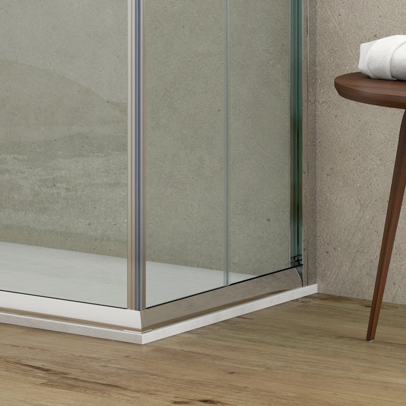 Box doccia ad angolo 120x80 altezza 180cm kamalubagno