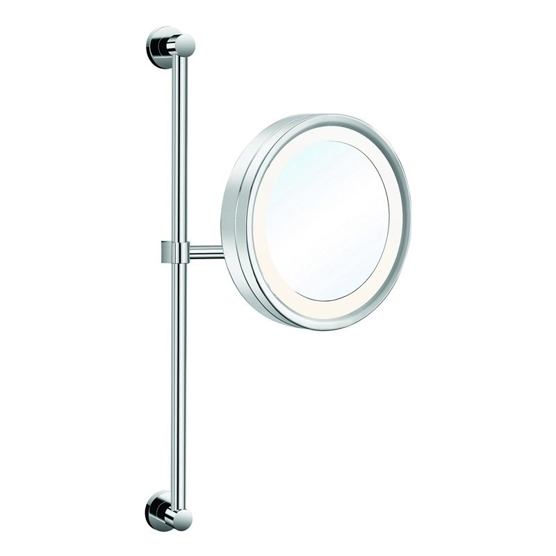 Specchio ingranditore 3x rotondo con illuminazione led | SP-3570 kamalu - 2