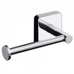 Portarotolo singolo con barra laterale a muro in acciaio inox lucido | CLODE-C kamalu - 1