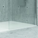 Piatto doccia 80x80cm effetto pietra colore bianco