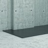 Piatto doccia 120x70 pietra artificiale colore grigio scuro ardesia kamalu - 4
