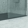 Piatto doccia 140x100 effetto pietra colore nero ardesia kamalu - 3