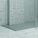 Piatto doccia effetto pietra 140x70 colore grigio cemento