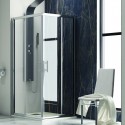 Cabina doccia 90x90 angolare 2 ante scorrevoli cristallo 6mm KF1000 kamalu - 1