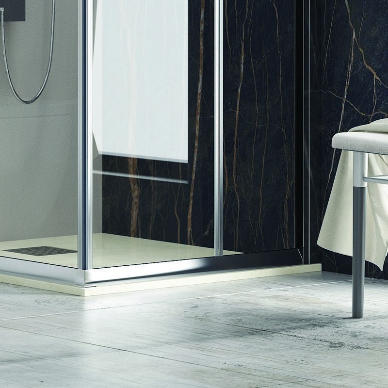 Cabina doccia 90x90 angolare 2 ante scorrevoli cristallo 6mm KF1000 kamalu - 9