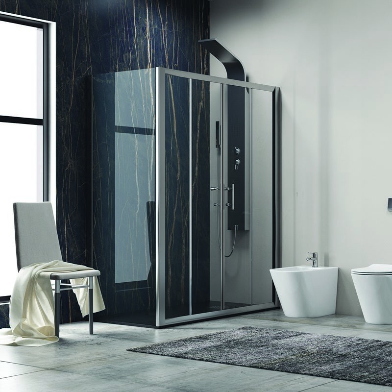 Box doccia 150x80 kamalu bagno