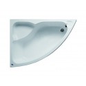 Vasca semicircolare 125cm kamalu bagno