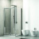 Cabina doccia 80x80cm apertura a libro KM4000S kamalu - 1