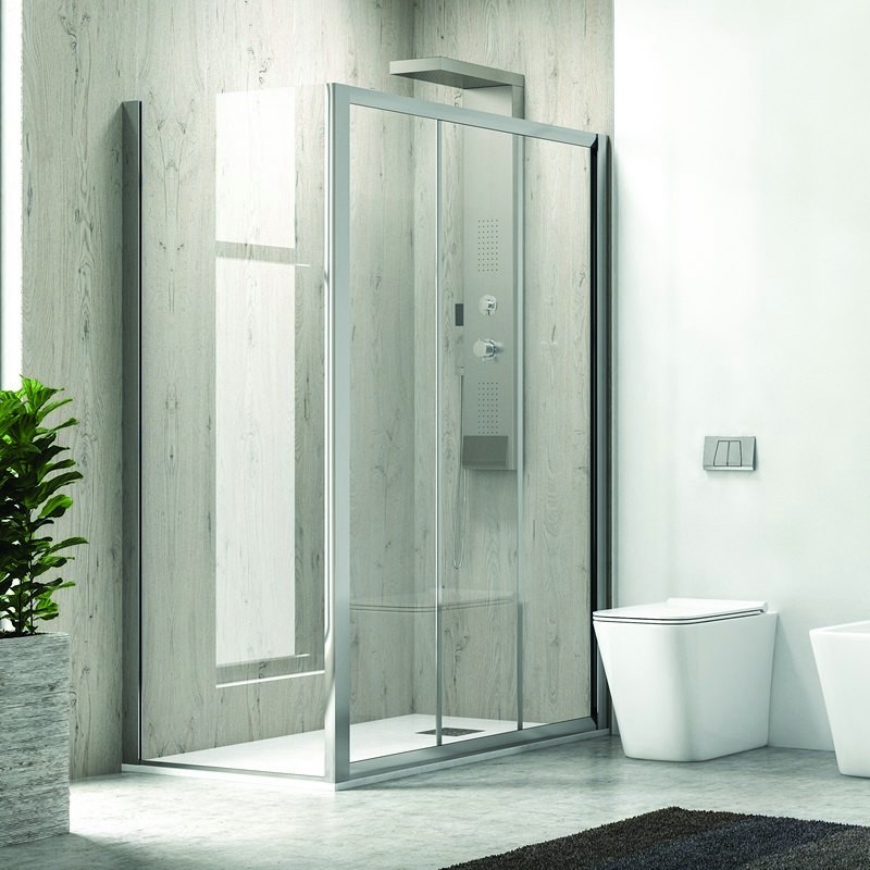 cabina 100x90 apertura scorrimento kamalu