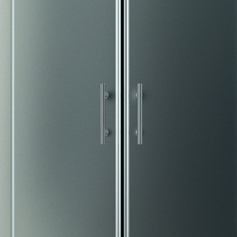 Box doccia semicircolare 90x90 vetro satinato anticalcare KF2000 kamalu - 7
