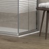 Box doccia angolo 70x70 altezza 180cm vetro serigrafato K410 kamalu - 8