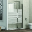 Doccia un lato 145cm vetro serigrafato altezza 180cm KP3000 kamalu - 1