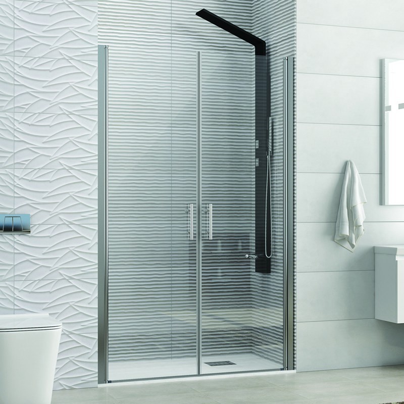 Box doccia porta 95cm saloon vetro trasparente KS2800 Saloon Kamalu kamalu - 7