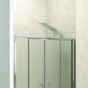 Box nicchia 150cm doppio scorrevole vetro opaco KF6000 Kamalu kamalu - 6