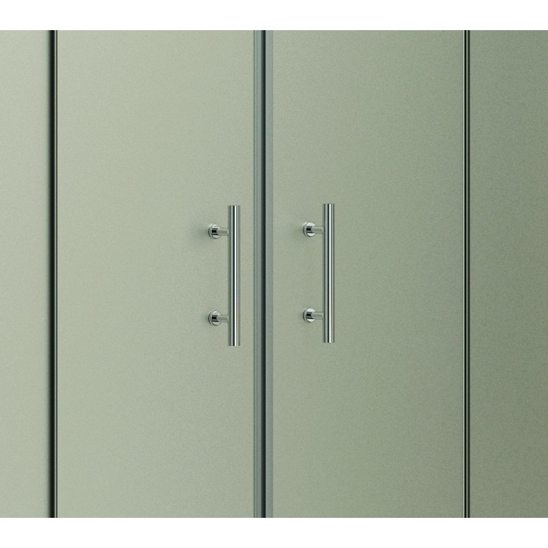 Doccia un lato 190 cm vetro satinato apertura centrale KF6000 kamalu - 5