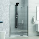 Porta battente doccia nicchia 110cm KS5000 kamalu - 1