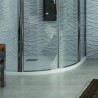 Box doccia semicircolare 80x80 ante battenti KPX2000 kamalu - 6