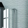 Box doccia semicircolare 80x80 ante battenti KPX2000 kamalu - 7