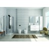 Box doccia semicircolare 80x80 ante battenti KPX2000 kamalu - 8
