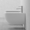 Sanitari sospesi senza brida WC e bidet modello Marie-S kamalu - 4