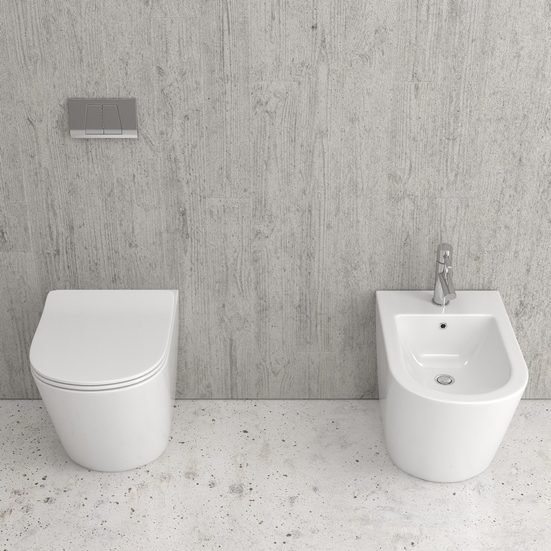 Sanitari filomuro con sedile soft close | KLEA-TF kamalu - 10