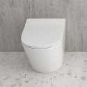 Vaso wc a terra moderno in ceramica sedile soft-close modello KLEA-IS