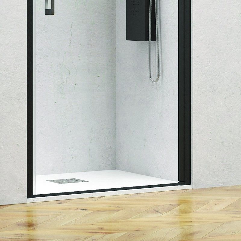 Porta doccia 70cm con profili neri NICO-C3000 kamalu - 5