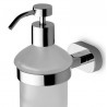 Erogatore sapone dosatore a muro in vetro e ottone modello OLVO-3458 kamalu - 2