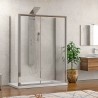 Box 3 lati 70x120x70 apertura scorrevole vetro trasparente K410NS kamalu - 2
