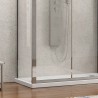 Box 3 lati 70x150x70 cm scorrevole vetro trasparente K410NS kamalu - 3