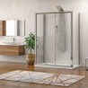 Box 3 lati 70x150x70 cm scorrevole vetro trasparente K410NS kamalu - 1