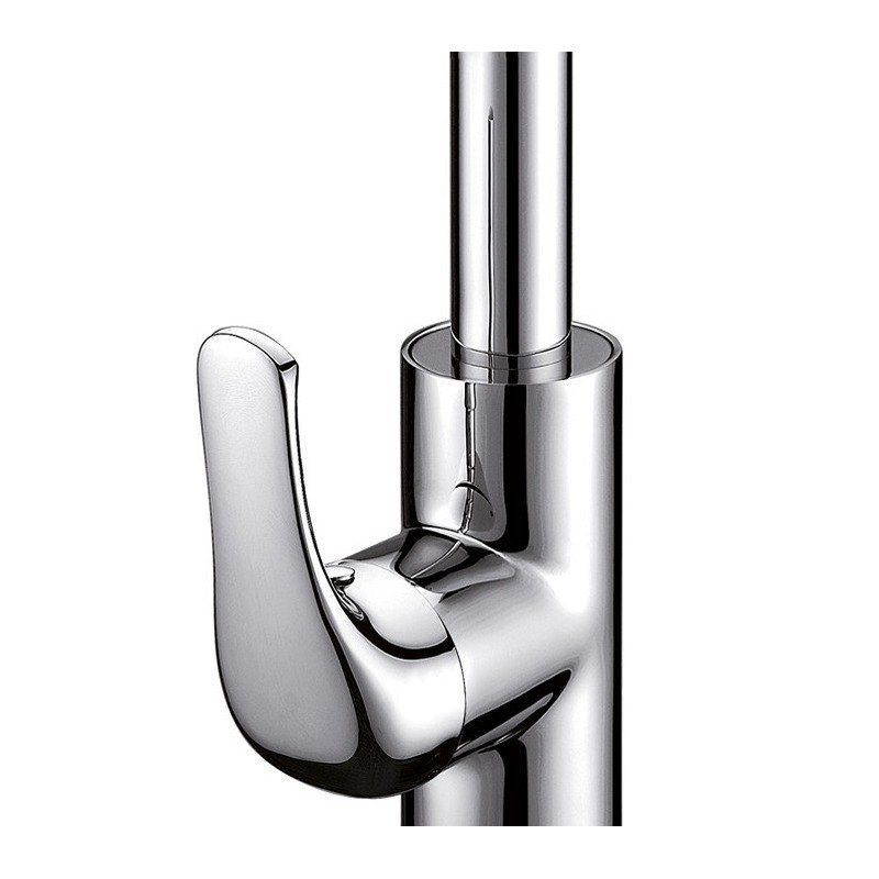 Miscelatore cucina canna girevole ottone cromato K-21650 kamalu - 4