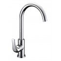 Miscelatore cucina canna girevole ottone cromato K-21650 kamalu - 1