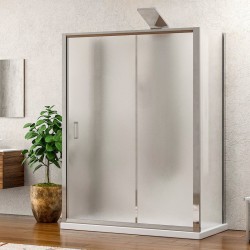 Box doccia 90x130x90 cristallo opaco apertura scorrevole K410NS kamalu - 1