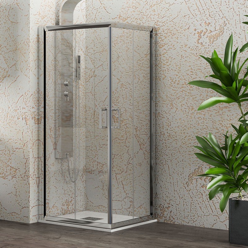 Box doccia angolo 80x80 scorrevole altezza 190 Kamalu-1000 kamalu - 1