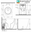 Sanitari a muro senza brida Nelu-T kamalu - 6