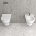 Sanitari sospesi senza brida sedile soft close EOS-10 kamalu - 3