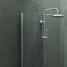 Walk-in doccia 120 cm cristallo trasparente  KW1000 kamalu - 4