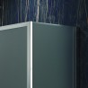 Cabina doccia 120x90 vetro opaco anticalcare anta scorrevole KF5000S kamalu - 4