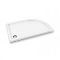Piatto doccia 120x90 semicircolare versione destra KAM-1200 kamalu - 2