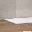 Parete doccia walkin 80 con profilo nero opaco KW-100B kamalu - 3